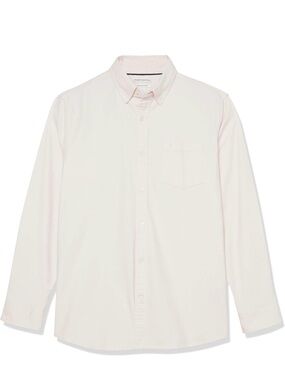 Amazon Essentials Men’s Button-Down Shirt in Pale Pink